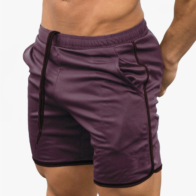 Men's Lightweight Athletic Shorts – Drawstring Elastic-Waist Training