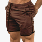 Men's Lightweight Athletic Shorts – Drawstring Elastic-Waist Training