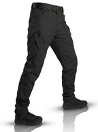 Men's Tapered Utility Cargo Trousers – Multi-Pocket Full-Length Outdoor