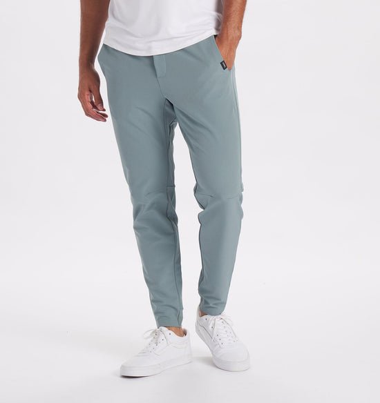 Men's Slim-Fit Stretch Trousers – Tapered Casual Pants