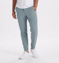 Men's Slim-Fit Stretch Trousers – Tapered Casual Pants