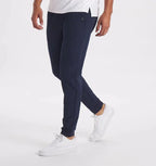 Men's Slim-Fit Stretch Trousers – Tapered Casual Pants