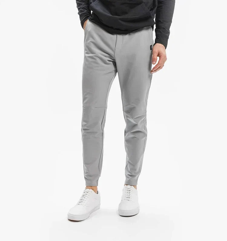 Men's Slim-Fit Stretch Trousers – Tapered Casual Pants