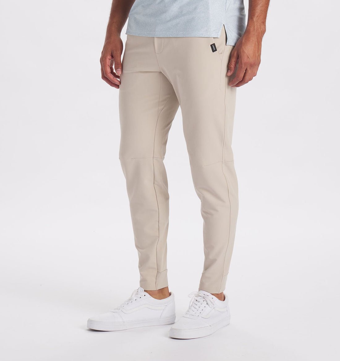 Men's Slim-Fit Stretch Trousers – Tapered Casual Pants