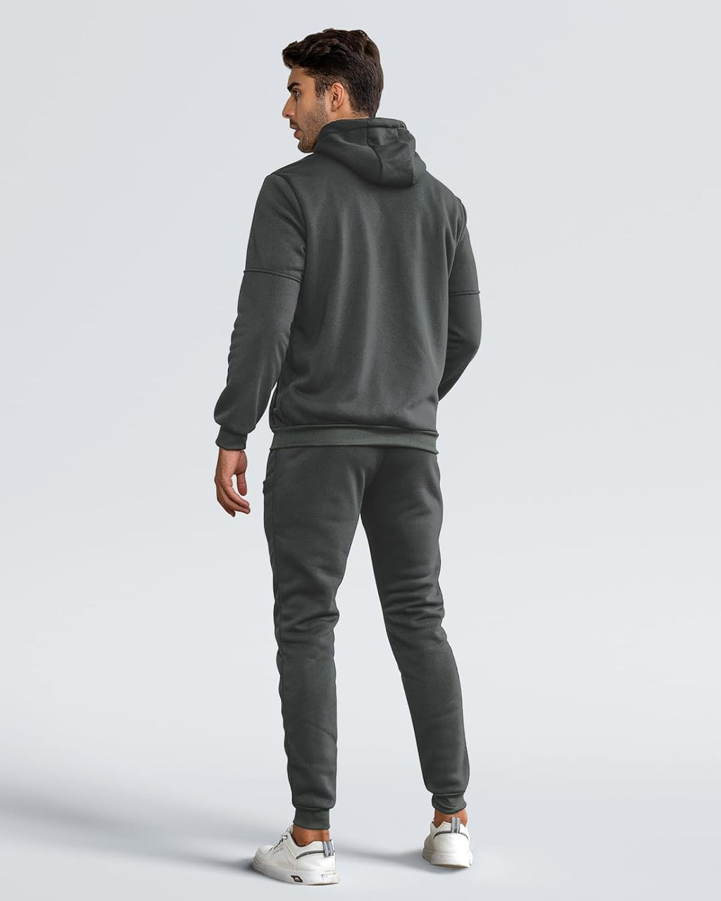 Men's Hooded Tracksuit Set – Zip Jacket and Joggers