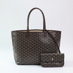 Women's Patterned Tote Bag with Matching Pouch - Large Shopper Bag