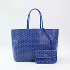 Women's Patterned Tote Bag with Matching Pouch - Large Shopper Bag