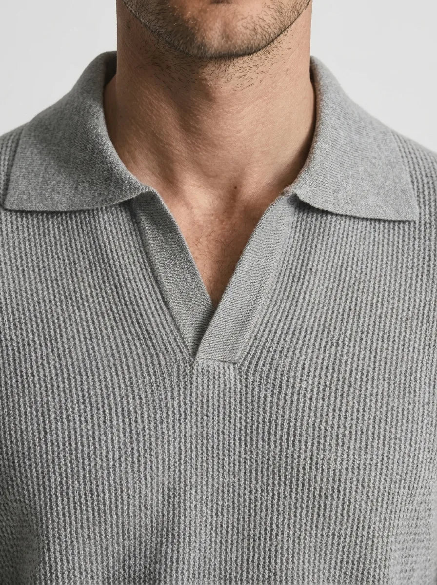 Men's Slim-fit Jumper with V-Neck