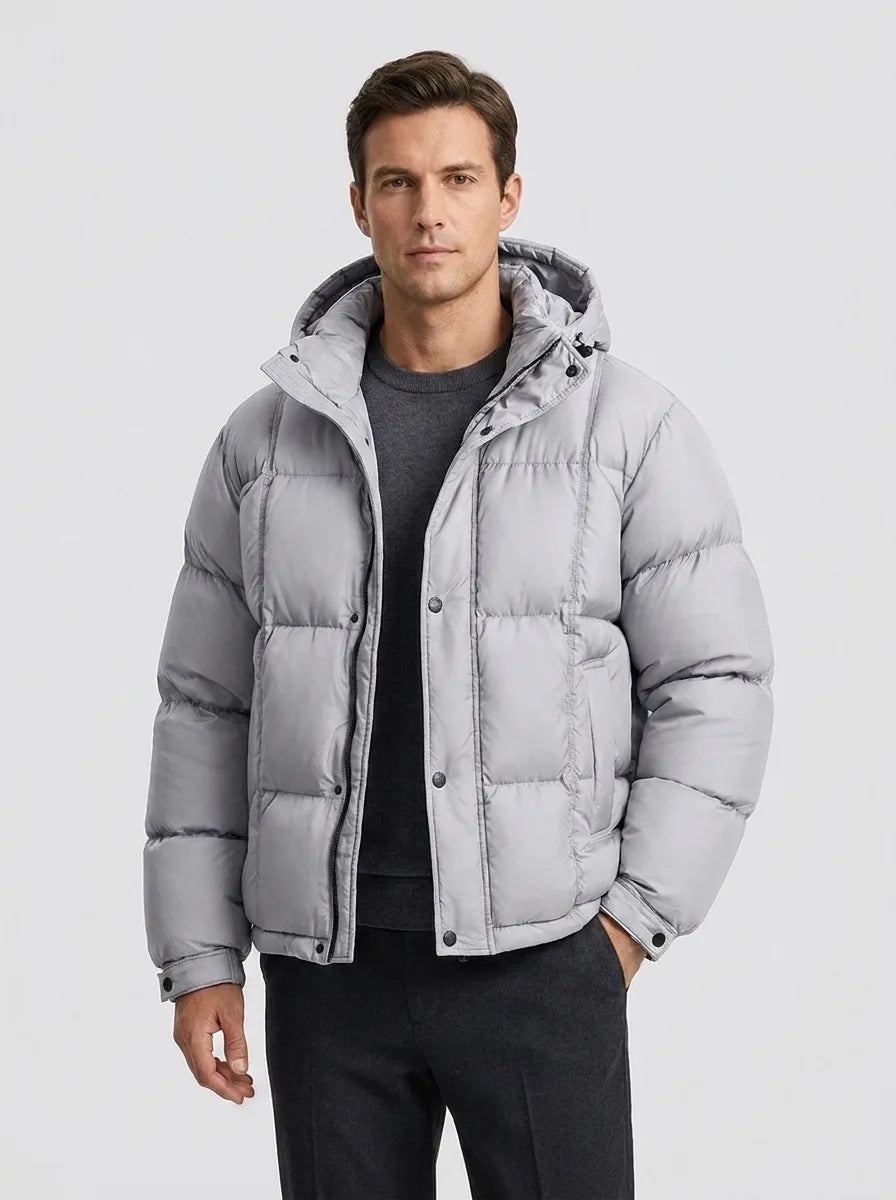 Men's Puffer Jacket with Hood – Style 6