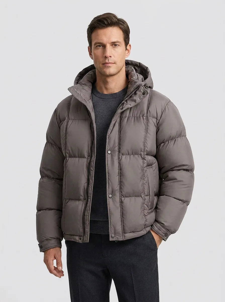 Men's Puffer Jacket with Hood – Style 6