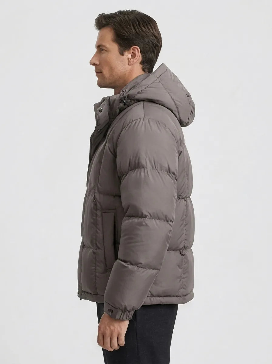 Men's Puffer Jacket with Hood – Style 6