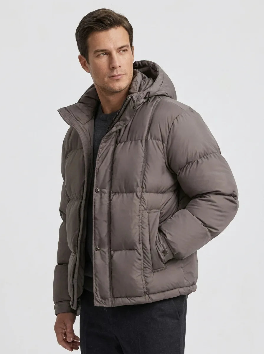 Men's Puffer Jacket with Hood – Style 6