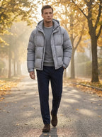Men's Puffer Jacket with Hood – Style 6