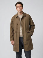 Men's Trench Coat Long-sleeve