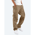 Men's Relaxed Cargo Trousers – Multi-Pocket Utility Pants