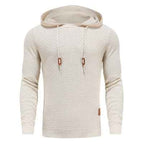 Men's Textured Knit Hoodie – Classic Pullover