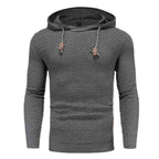 Men's Textured Knit Hoodie – Classic Pullover
