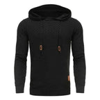 Men's Textured Knit Hoodie – Classic Pullover