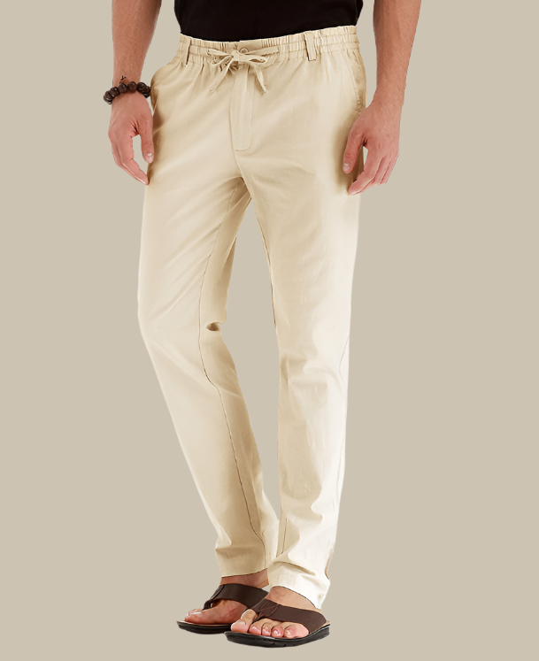 Men's Lightweight Drawstring Summer Trousers