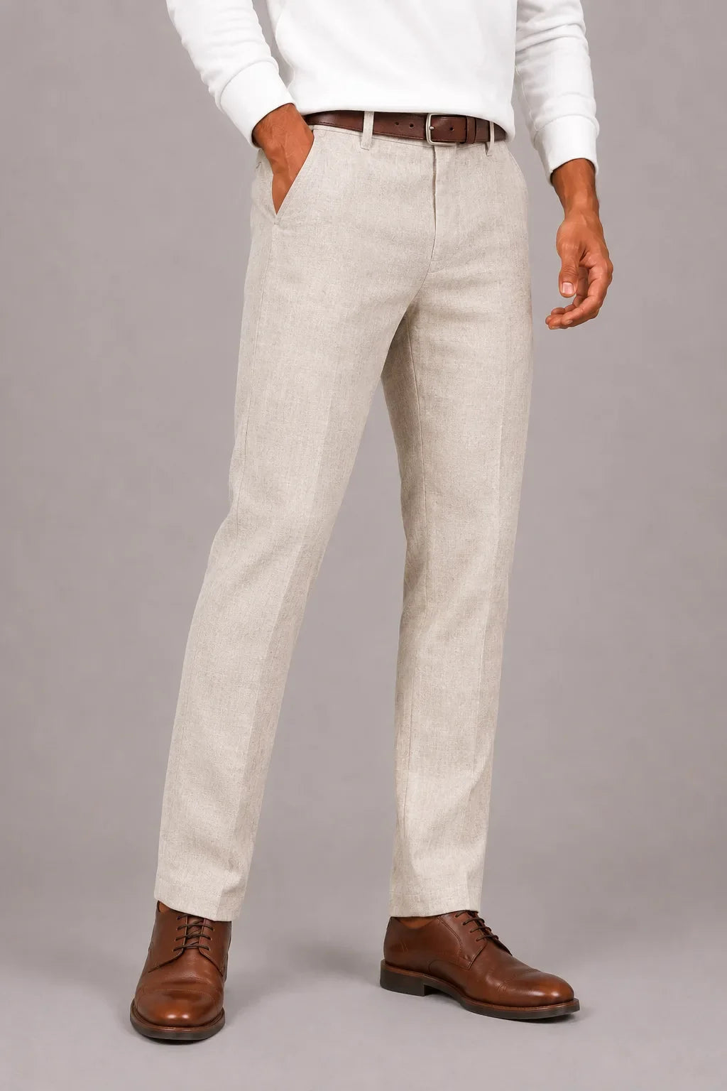 Men's Trousers with Elasticated Waist