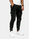 Men's Cargo Joggers – Drawstring Tapered Sweatpants