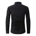 Men's Long-Sleeve Smart Shirt – Structured Collar Button-Up
