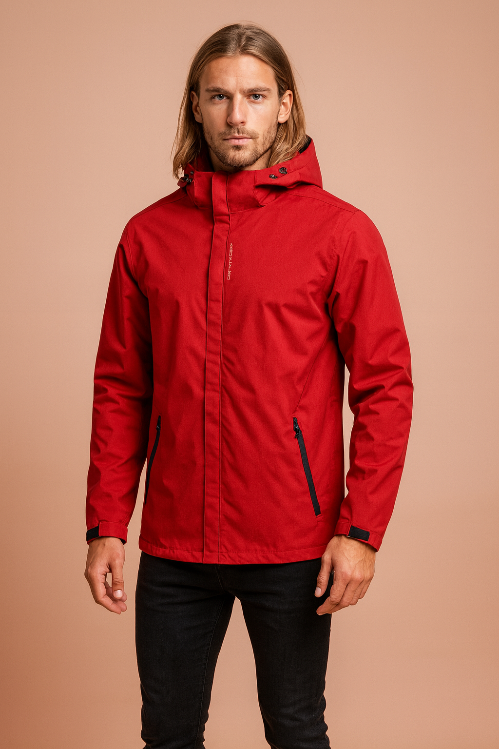 Men's Lightweight Hooded Windbreaker Jacket
