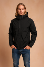 Men's Lightweight Hooded Windbreaker Jacket