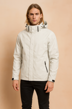Men's Lightweight Hooded Windbreaker Jacket