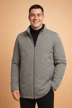Men's Relaxed Bomber Jacket – Lightweight Zip-Up Layer