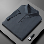 Men's Button-neck Polo Shirt – Black