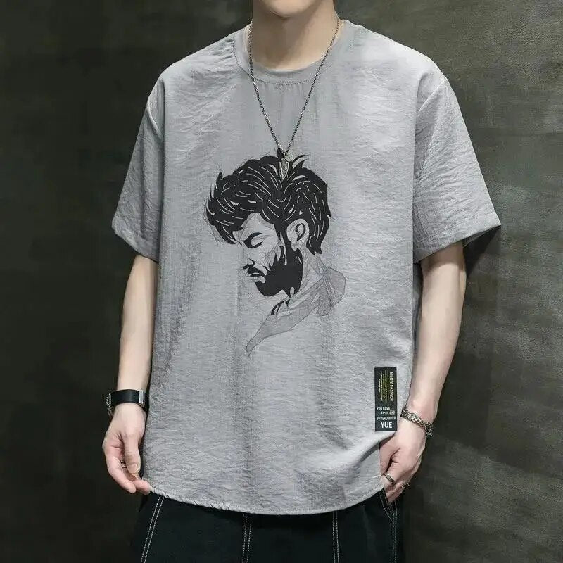 Men's Relaxed Fit Crew Neck T-Shirt