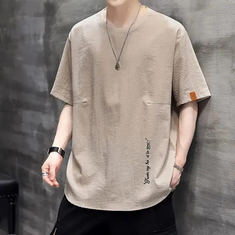 Men's Relaxed Fit Crew Neck T-Shirt