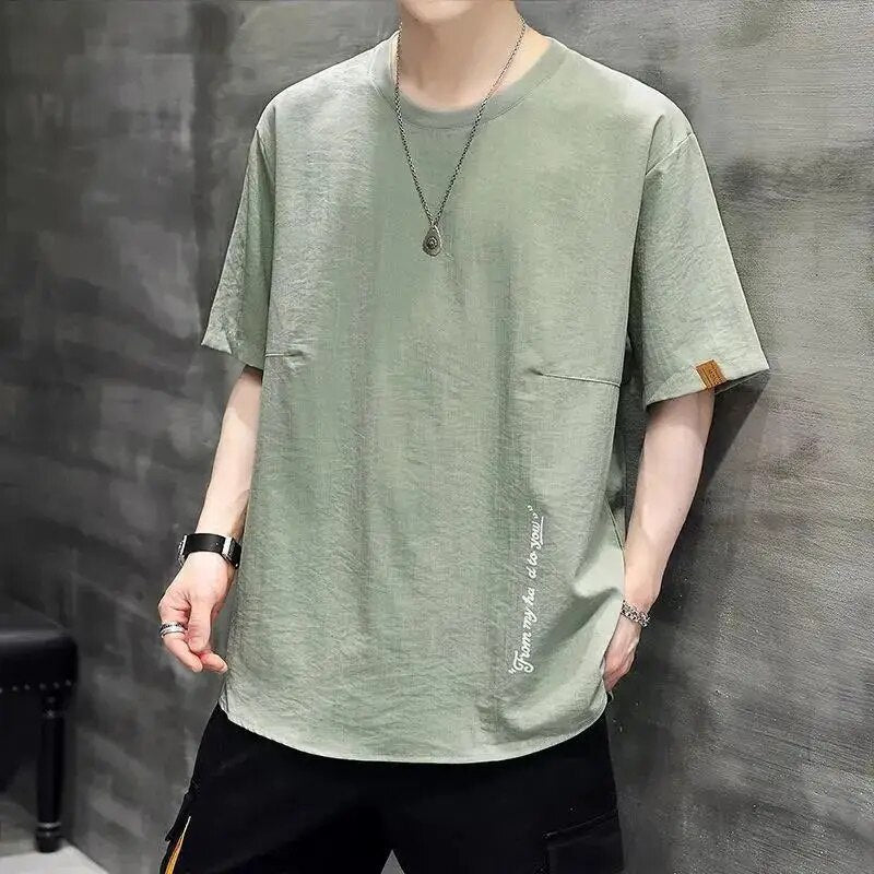 Men's Relaxed Fit Crew Neck T-Shirt