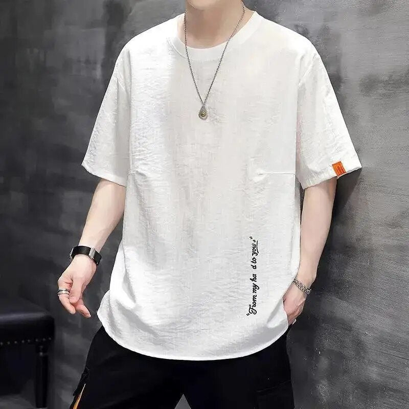 Men's Relaxed Fit Crew Neck T-Shirt