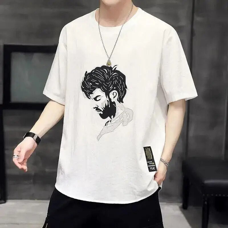 Men's Relaxed Fit Crew Neck T-Shirt