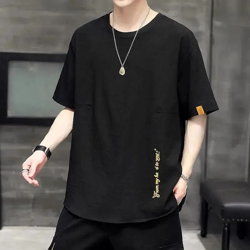 Men's Relaxed Fit Crew Neck T-Shirt