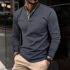 Men's Button-neck Polo Shirt