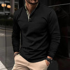 Men's Button-neck Polo Shirt