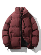 Men's Padded Puffer Jacket – Warm Quilted Winter Outerwear