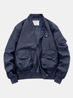 Men's Multi-Pocket Utility Bomber Jacket