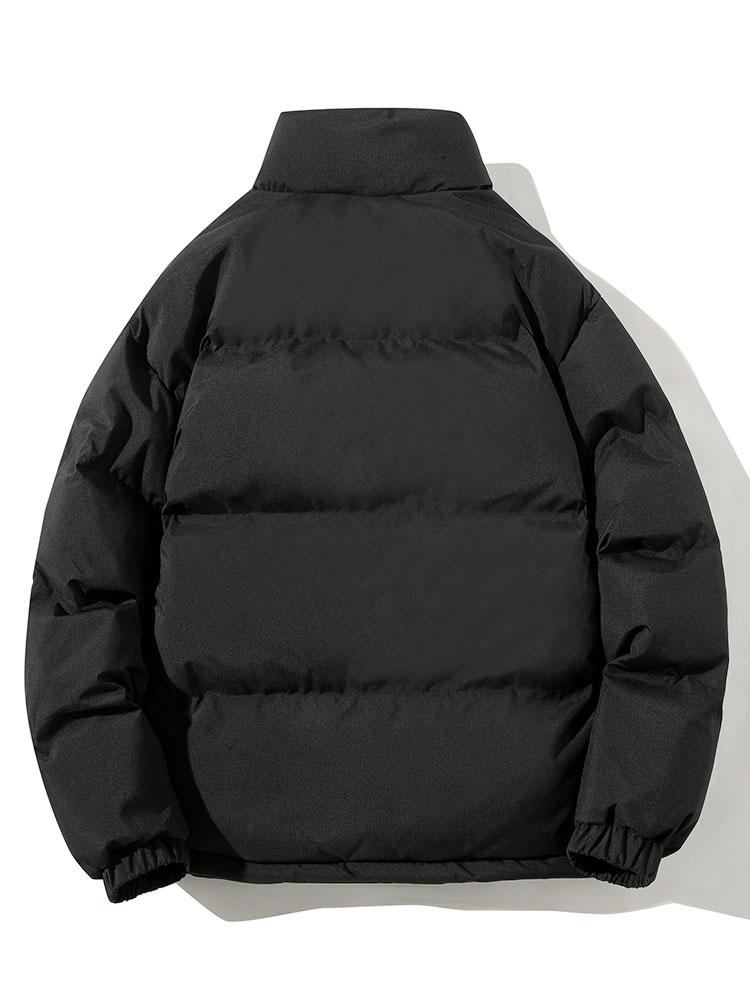 Men's Padded Puffer Jacket – Warm Winter Zip-Up Outerwear