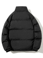Men's Padded Puffer Jacket – Warm Winter Zip-Up Outerwear
