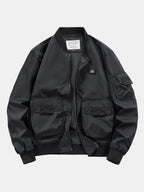 Men's Multi-Pocket Utility Bomber Jacket