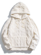 Men's Textured Teddy Tracksuit – Relaxed Hoodie and Joggers