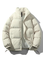 Men's Padded Puffer Jacket – Warm Quilted Winter Outerwear