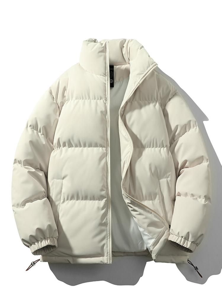 Men's Padded Puffer Jacket – Warm Quilted Winter Outerwear