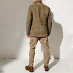 Men's Tailored suede-look Blazer Jacket – Refined Layer
