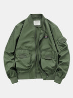 Men's Multi-Pocket Utility Bomber Jacket