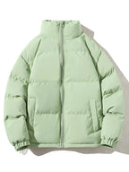 Men's Padded Puffer Jacket – Warm Winter Zip-Up Outerwear